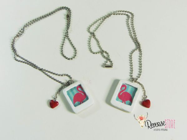 Conjunto de Colares - Mini Porta-Retrato