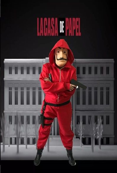 Fantasia La Casa De Papel + Mascara