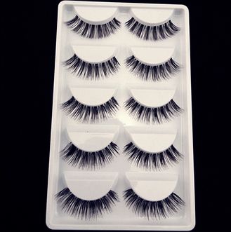 Kit 5 pares de cílios postiços