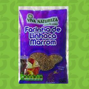 Farinha de Linhaça Marrom 200 Gramas Viva Natureza