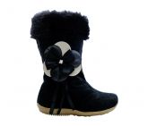 Bota Infantil Cano Longo Preta