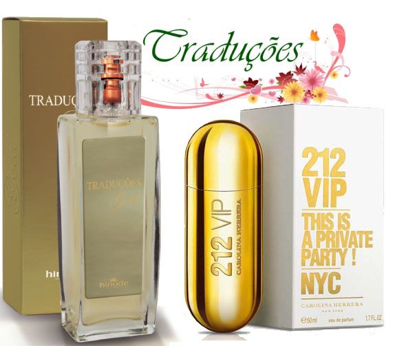 Traduções Gold Nº 63 Feminino Concorrente - 212 Vip