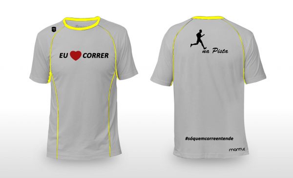 Blusa Masculina "Eu Amo Correr"
