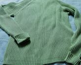 blusa  verde limão  gola  alta