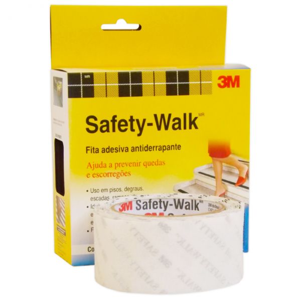 FITA ANTIDERRAPANTE SAFETY-WALK 50MMX5M TRANSPARENTE 3M