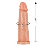 Penis Garanhão Sem Vibro 17,2 X 4Cm