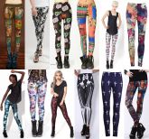 Wolf Calças Legging