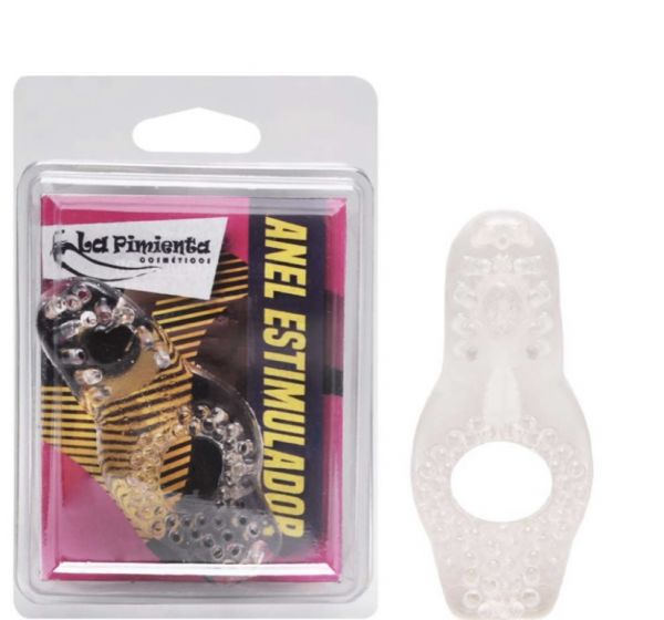 ANEL PENIANO COM ESTIMULADOR DE SILICONE LA PIMENTA
