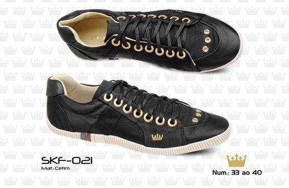 TÊNIS RIVA CETIM ENLUVADO FEM