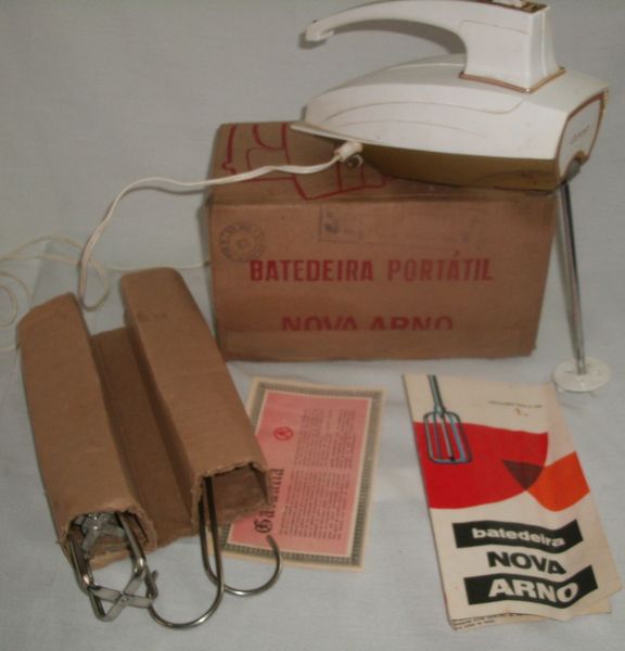 Batedeira Portátil Arno Branca - BAT006
