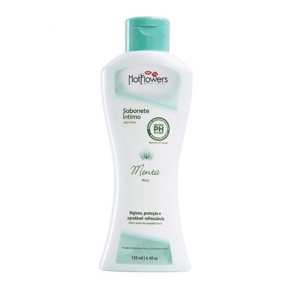 SABONETE ÍNTIMO LÍQUIDO MENTA 130ML HOT FLOWERS