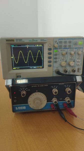 Gerador de audio labo 3405 1Hz a 1,5 MHz