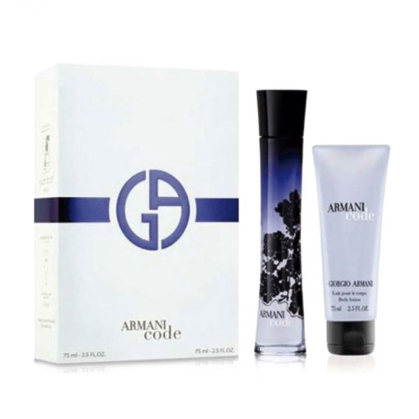 ARMANI CODE KIT EDP FEM 75ML + HIDRATANTE 75ML COD 867381