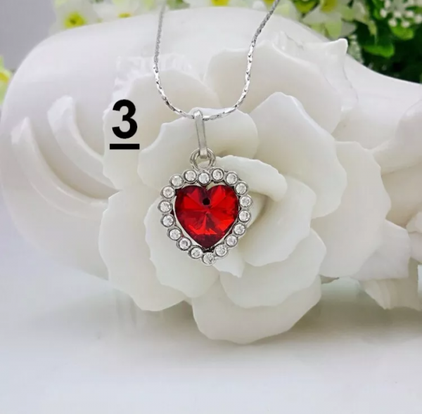 Colar titanic coração do oceano