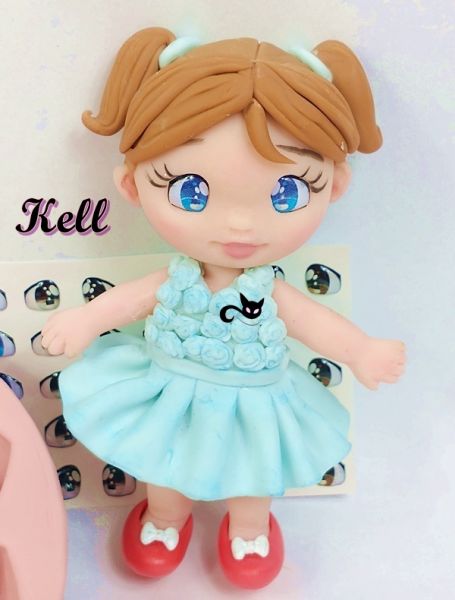 Boneca Kit kell + olhos resinados 382 P
