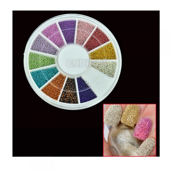 Decoração de Unhas Caviar 12 cores BSU0008