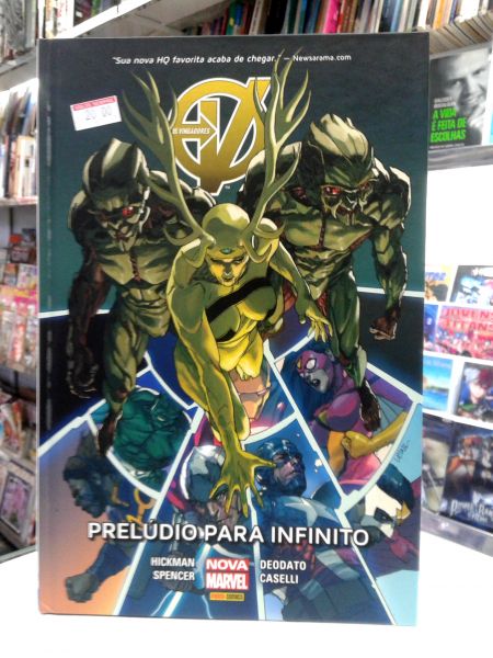 OS VINGADORES PRELUDIO PARA INFINITO MARVEL