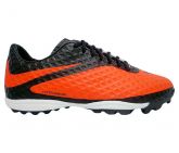 Chuteira Society Nike Hypervenom Preto e Laranja MOD:73282