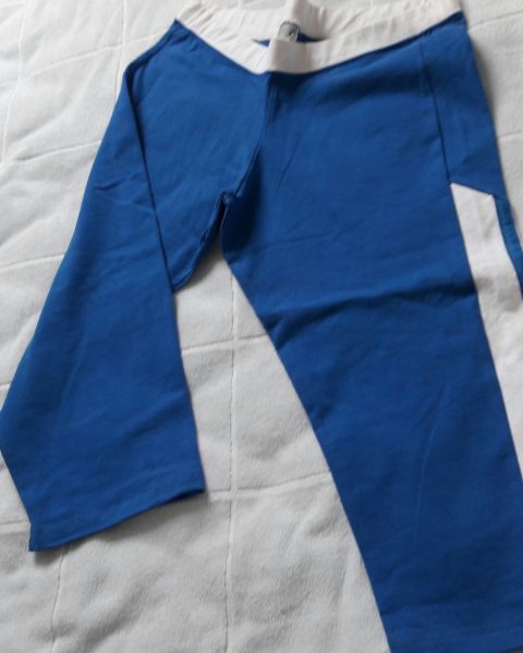 Bermuda Fitness gg azul/branca nova