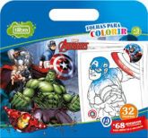 FOLHAS P/COLORIR AVENGERS 32 PÁGINAS - 190mmx250mm - TILIBRA