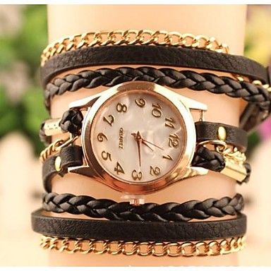 Relógio Quartz, Resistente, Pulseira de Couro. Frete Grátis.