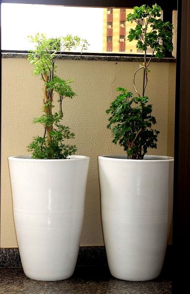 Vaso Cônico Cerâmica