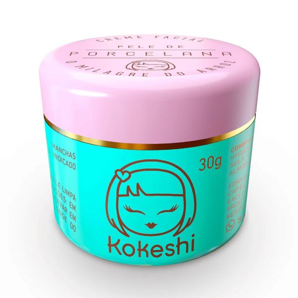 HIDRATANTE FACIAL PELE DE PORCELANA - KOKESHI
