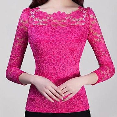 Moda Luxo: Blusa Poliester Renda, de Ótima Qualidade. Frete Grátis.