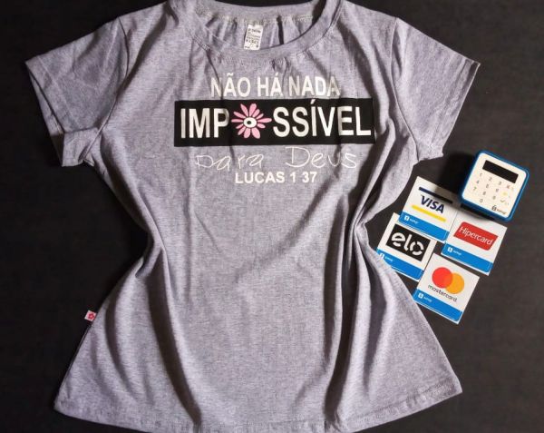 T-shirt (Não há nada impossível para Deus)