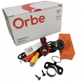 Câmera 2 em 1 Ré ou Frontal 12V Linha Fixa Removível Visão Noturna B512 Conector Faston Orbe CD5384