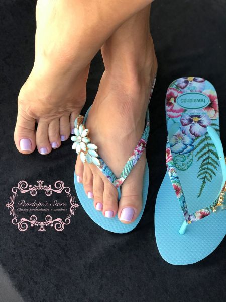 Havaianas Azul Letícia