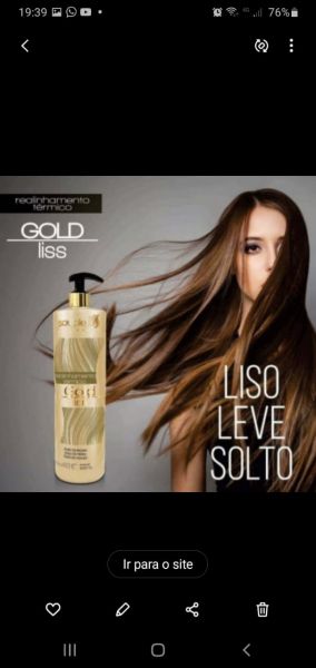 REALINHAMENTO TÉRMICO GOLD LISS SOUPLE LISS