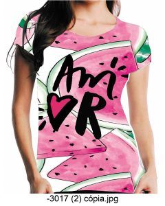 T-Shirt Blusa Feminina P M G