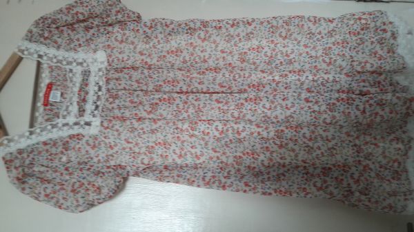 Minivest Talita Kume 44  veste  48/50 Floral com forro (novo)