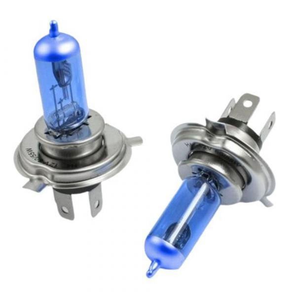 PAR LAMPADA H4 SUPER BRANCA 55/60