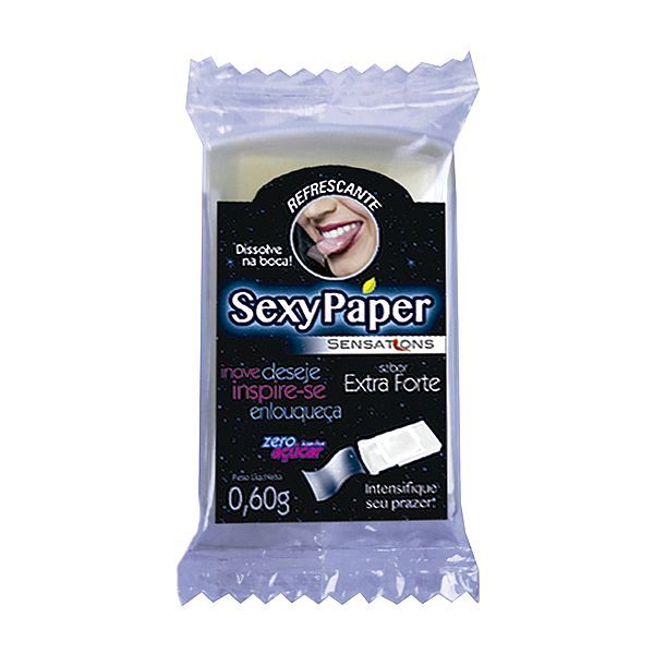 Lâmina do Beijo SexyPaper Extra Forte com 20 Lâminas