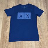 Camiseta Armani Azul Marinho      Marca: Armani     REF. ar04