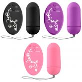 BULLET EGG CONTROLE SEM FIO FLORAL 20 VIBRAÇÕES