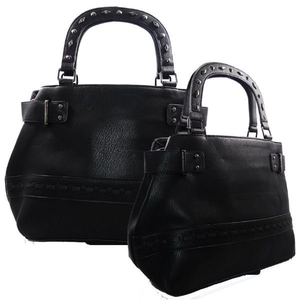Bolsa de ombro cor preta.
