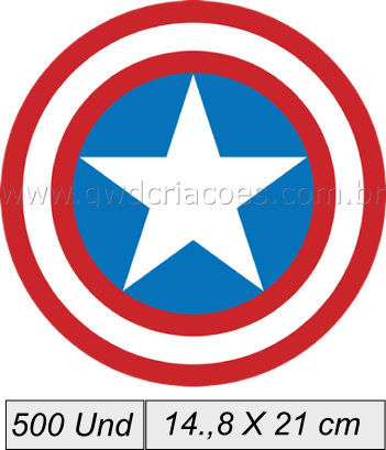 500 ADESIVOS / Redondos ou Retangular 14.,8 X 21 cm