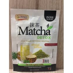 MATCHA DETOX SABOR ABACAXI C/ HORTELÃ 7G