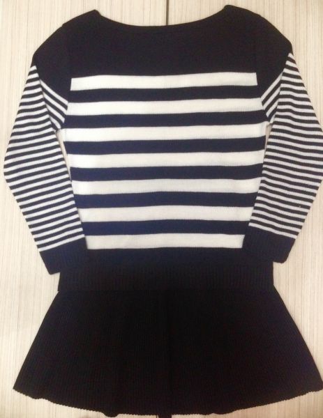 blusa listra preta/branca