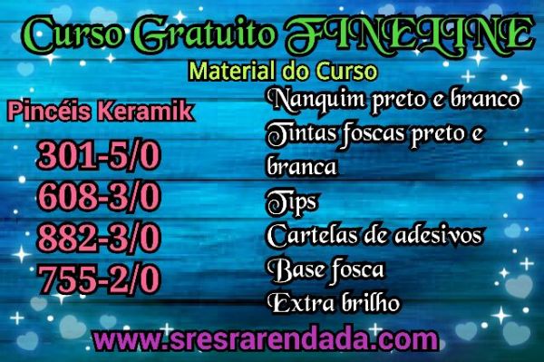 Kit Fineline Keramik Curso Gratuito Nanda Costa