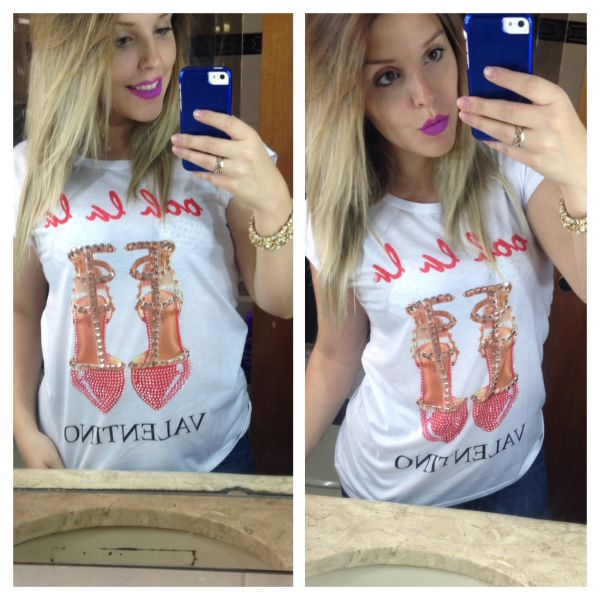 Blusinha Sapato Valentino