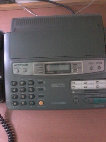 aparelho de fax com secretaria eletronica