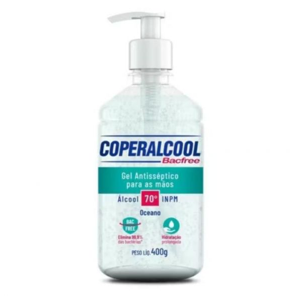 Álcool em Gel Coperalcool 70ºINPM Frasco com 400g