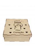 CÓD-DN05 CAIXA 15X15X6 VOCÊ COISOU MEU CORAÇÃO