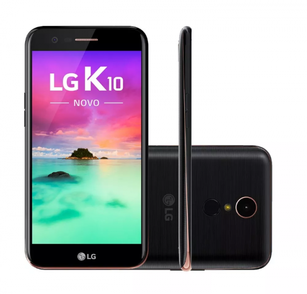 Celular LG K10 novo 2017  4g m250ds 32 gb preto tela 5.3