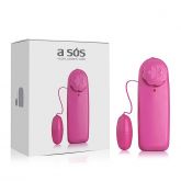 Ovo Vibratório Mini Bullet Multivelocidade - Rosa