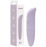 VIBRADOR PONTO G AVELUDADO COM FORMATO GOLFINHO COR LILÁS SEXY IMPORT